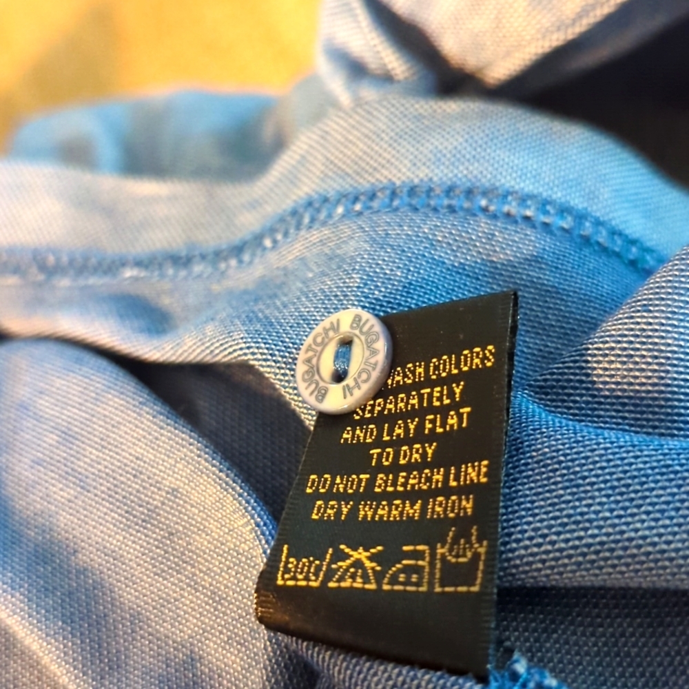 Men's BUGATCHI SS Polo - Picture 5 of 6